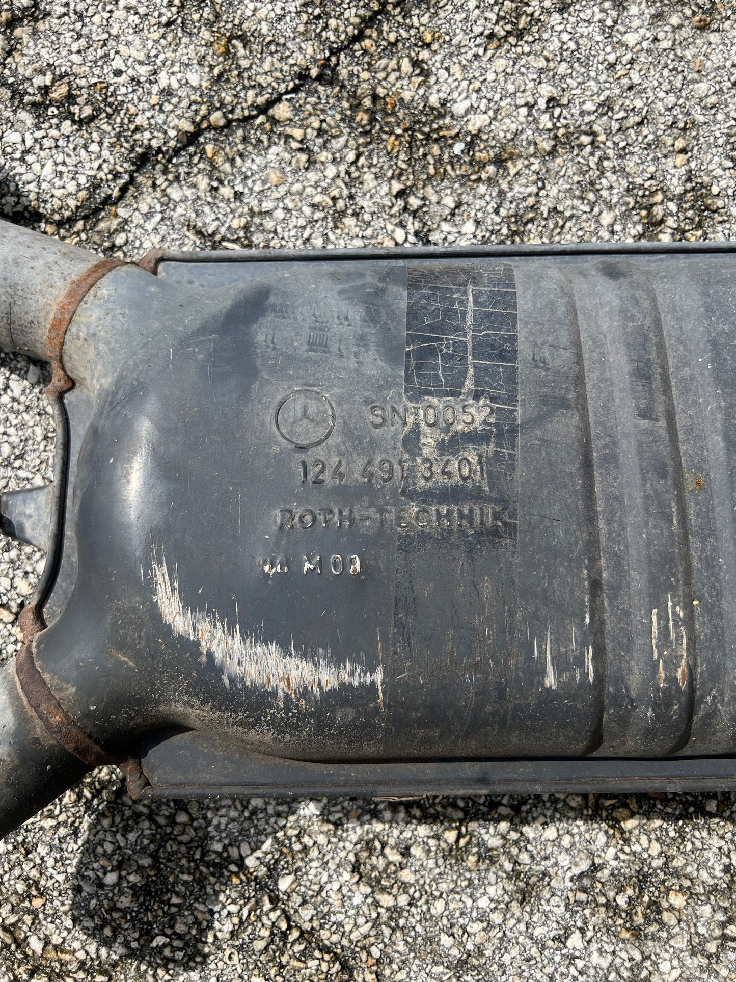 Mercedes 122 4973201 300TD 300TE S124 DIESEL Wagon Muffler Exhaust