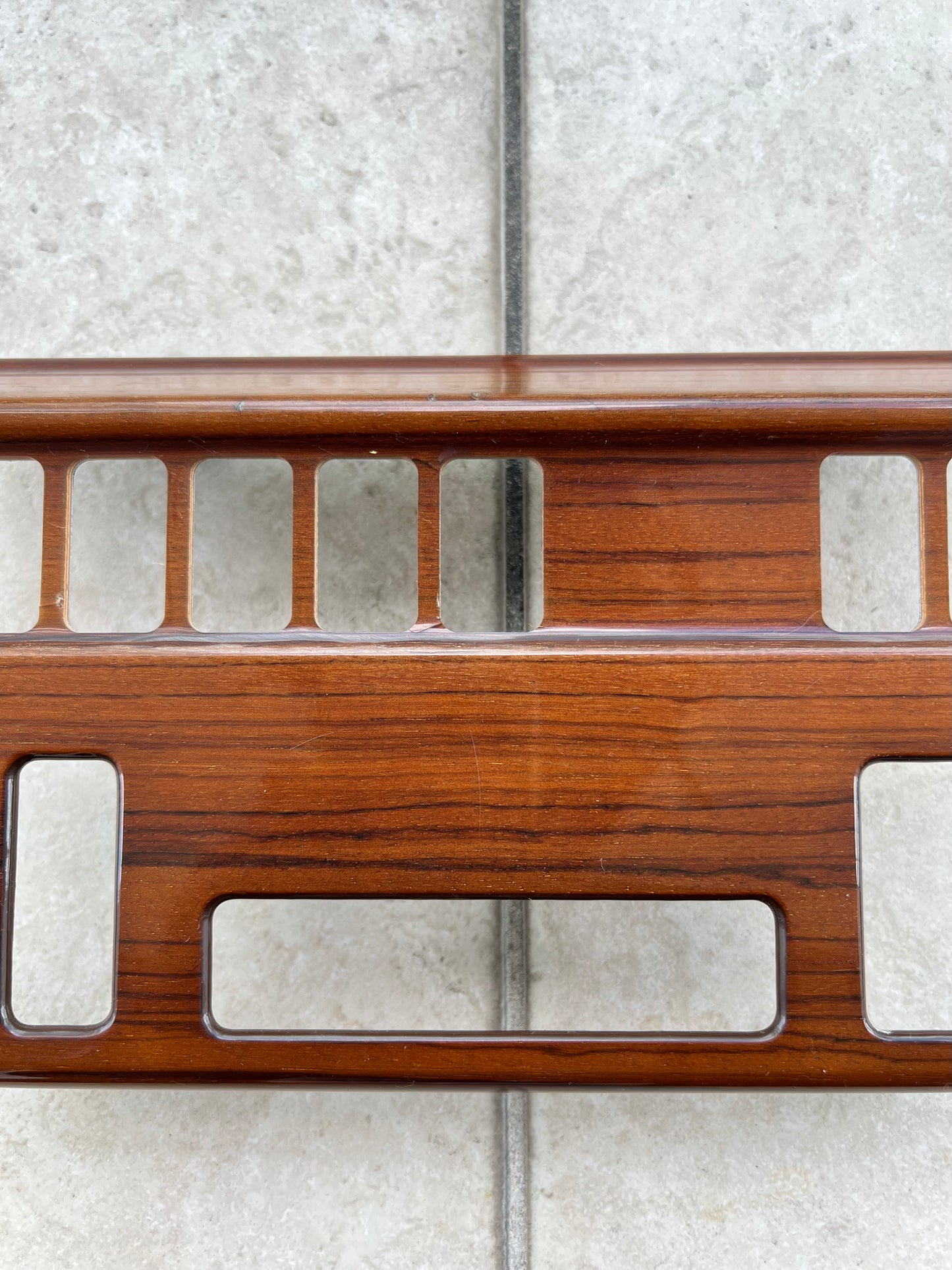Mercedes W124 1987-1995 Zebrano Wood Bosh Climate Control Center Console Bezel