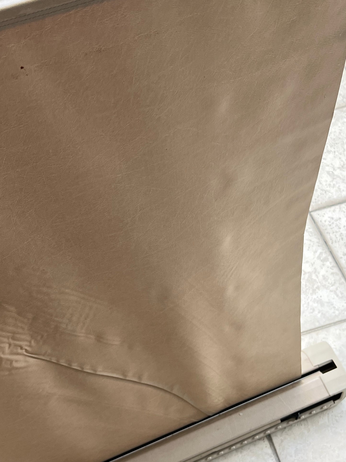 Mercedes W124 S123 300TD 300TE E320 Wagon Cargo Cover Light Tan Leather Mushroom Dog Net
