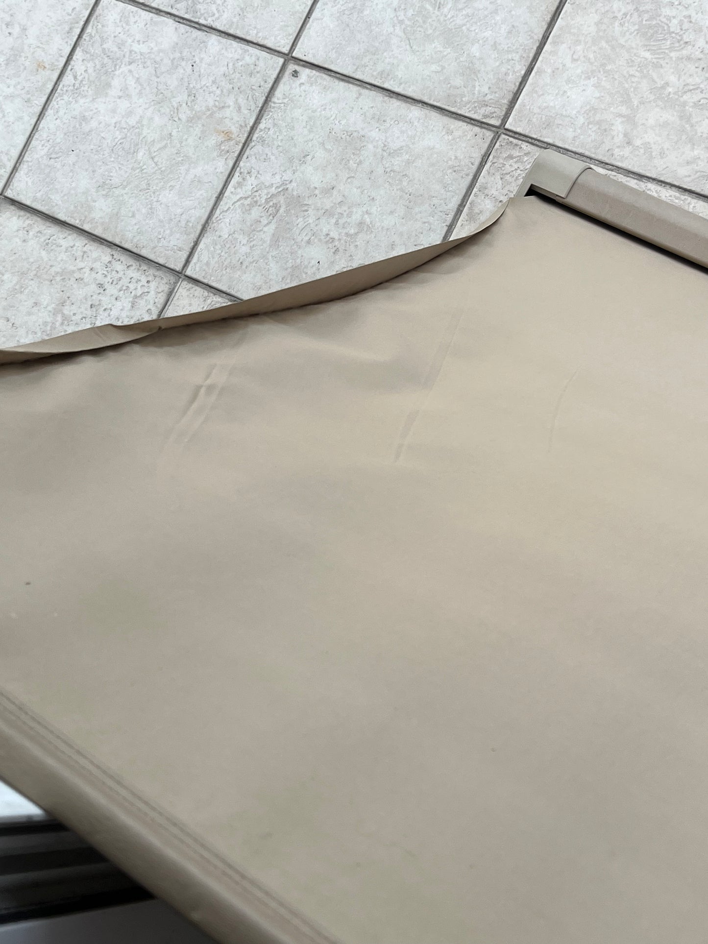 Mercedes W124 S123 300TD 300TE E320 Wagon Cargo Cover Light Tan Leather Mushroom Dog Net
