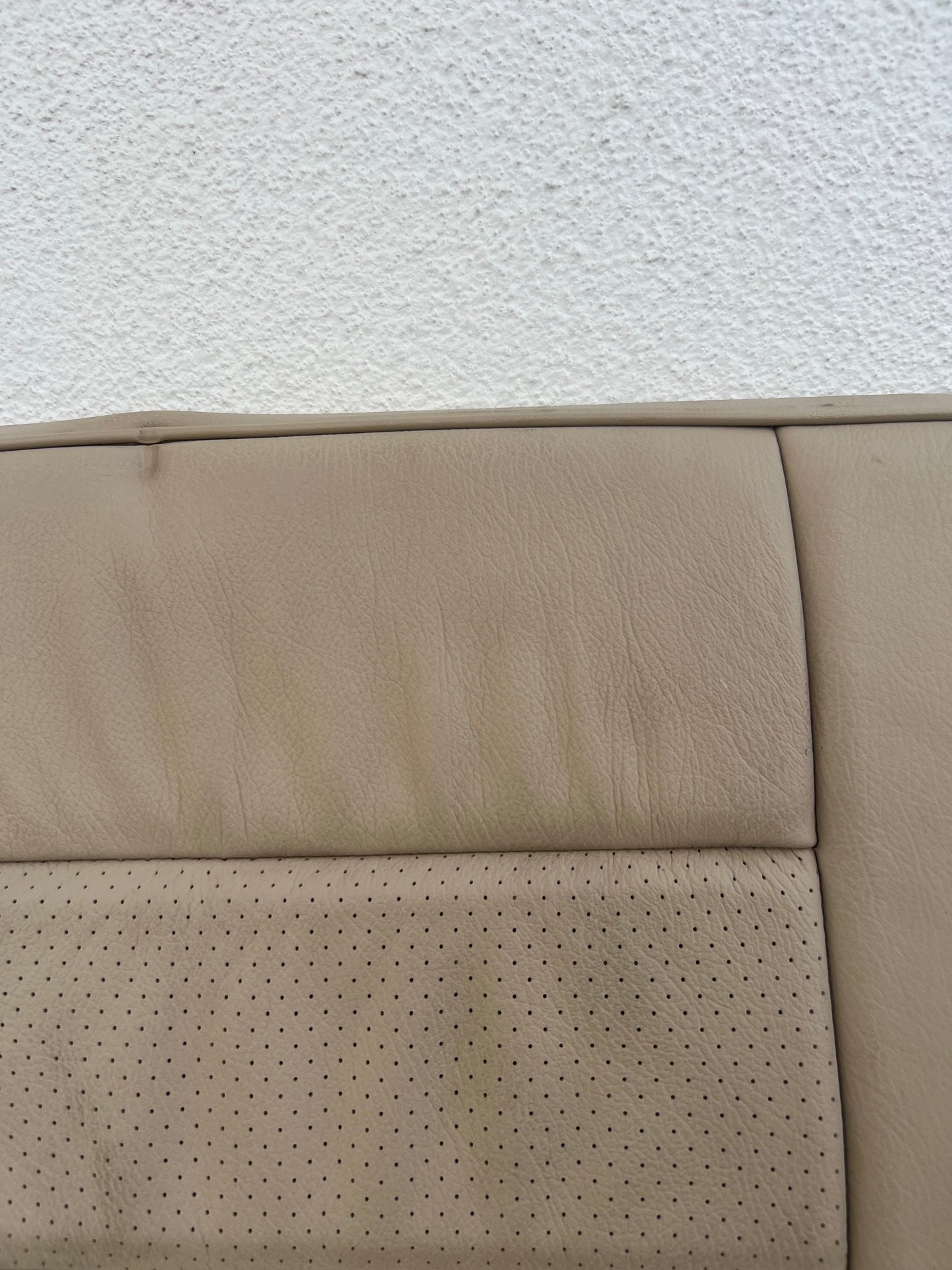 Mercedes W124 S124 87-95 Wagon 300TE,300TD,E320 Third Row Seat Rear Bench Light Tan Mushroom Leather