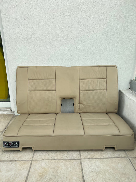 Mercedes W124 S124 87-95 Wagon 300TE,300TD,E320 Third Row Seat Rear Bench Light Tan Mushroom Leather